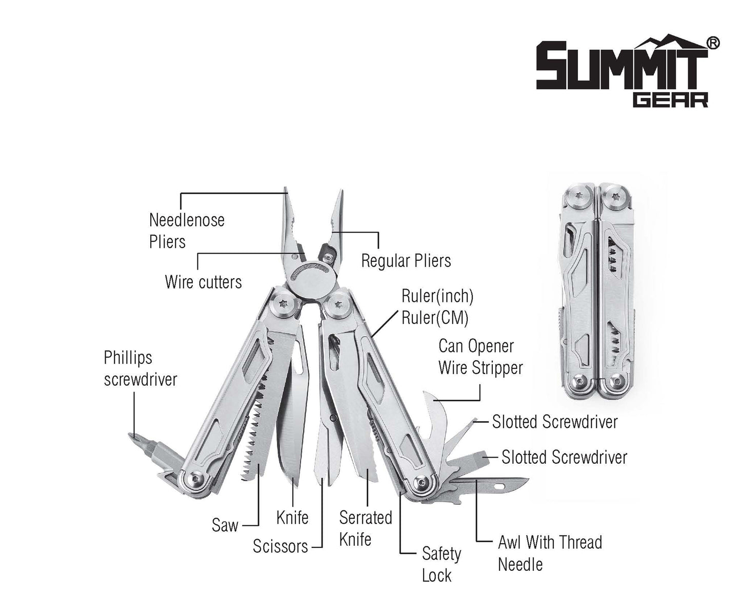 TITAN ™ 16-in-1 Multi-Tool